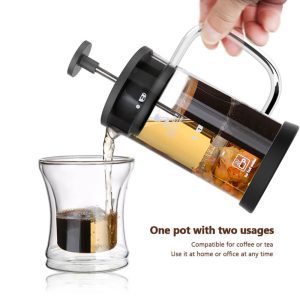 TIME MORE FRENCH PRESS 3.0 DUAL FILTER MESH