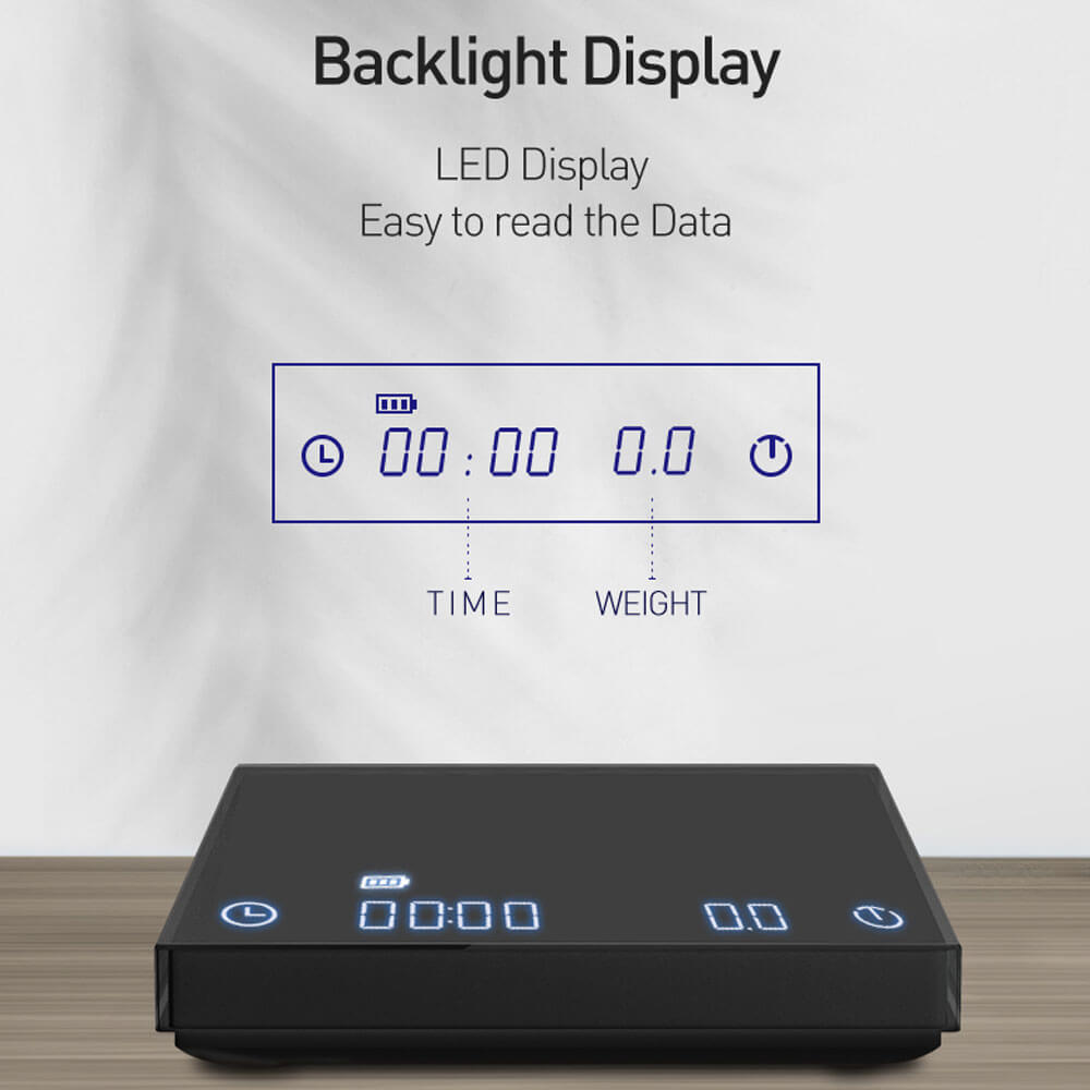 Timemore Black Mirror Basic Pro Weighing Panel with Flow Rate Display