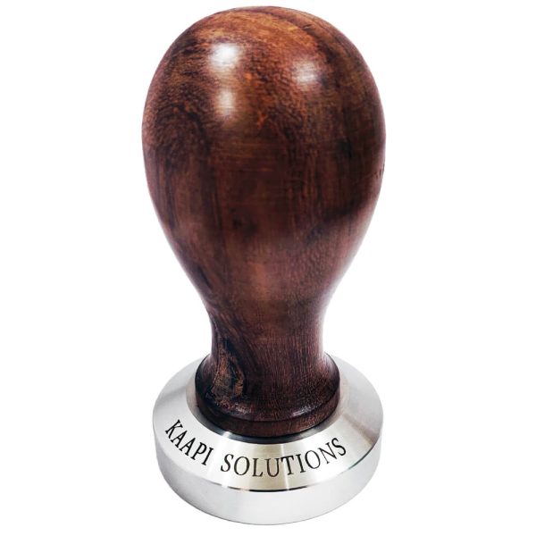 Rustic Wooden handle TAMPER 58 MM | Barista Equipments | Kaapi Solutions